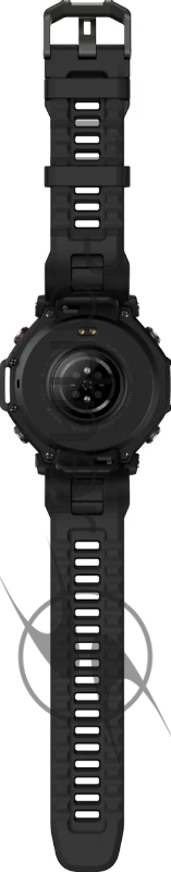 Смарт-часы Amazfit T-rex 3 Pro A2444 48мм 1.5 AMOLED корп.черный рем.черный разм.брасл.:22мм (1747201)