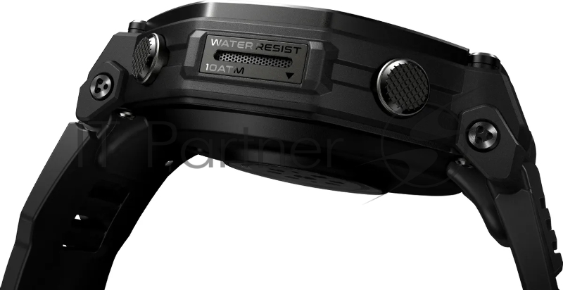 Смарт-часы Amazfit T-rex 3 Pro A2444 48мм 1.5 AMOLED корп.черный рем.черный разм.брасл.:22мм (1747201)