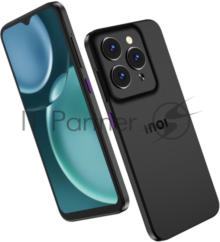 Смартфон INOI Note 15 6+10*/256GB Titanium черный