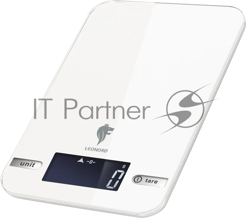 Весы кухонные электронные LEONORD LE-17703, белый