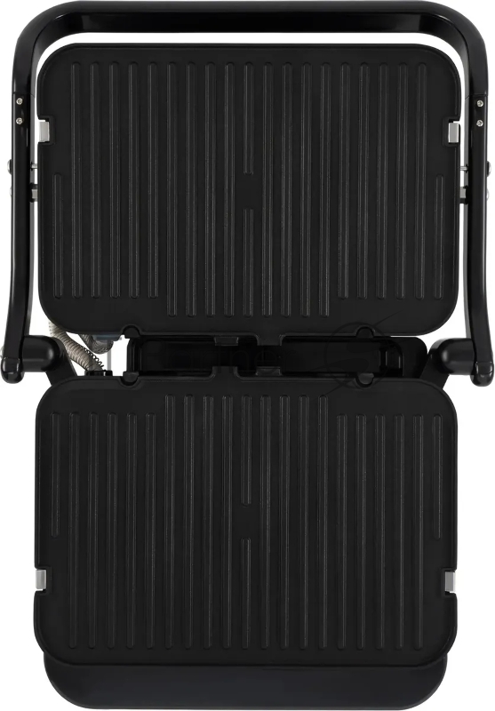 Электрогриль Hyundai HYG-5020 2000Вт серебристый/черный