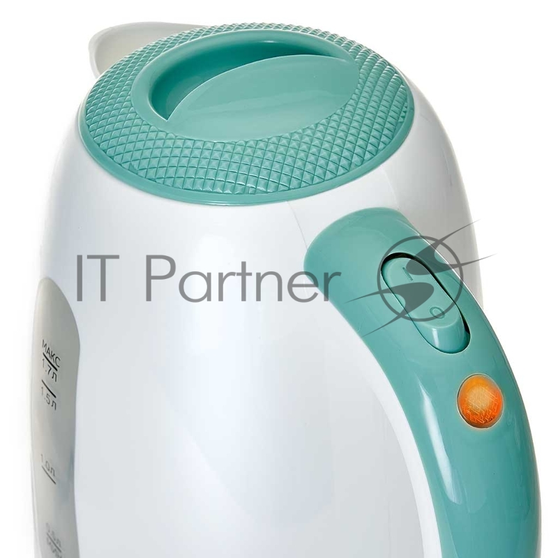 Чайник DELTA DL-1106 белый с мятным