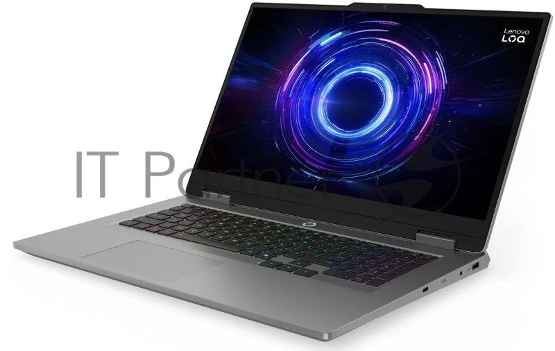 Ноутбук Lenovo LOQ 17IRX10 Intel Core i7 14700HX 2100MHz/17.3/1920x1080/24GB/51 SSD/NVIDIA GeForce RTX 5060 8GB/Wi-Fi/Bluetooth/Windows 11 Pro (83JH003FPS_Win11P) Grey