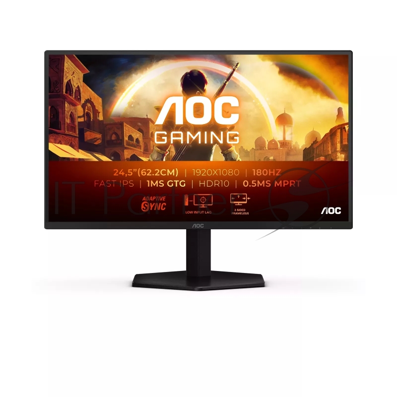Монитор AOC 25G42E 24,5, 16:9, IPS, FHD, 1ms, 300cd, 180Hz, HDMI, DP