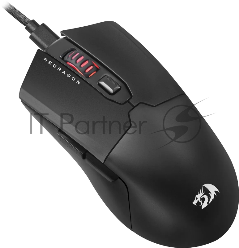 Игровая мышь REDRAGON FYZU черная (USB, Pixart P3395, Huano, 6 кн., 26000 Dpi, RGb подсветка)