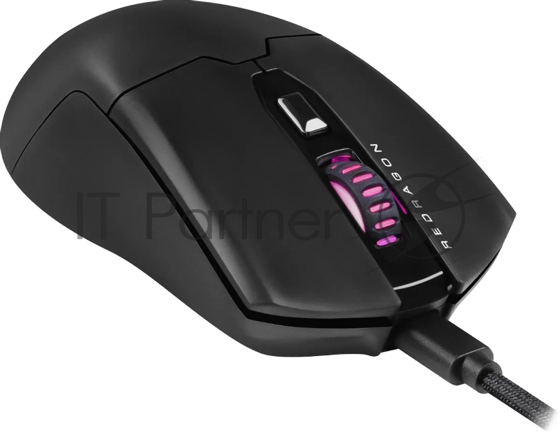 Игровая мышь REDRAGON FYZU черная (USB, Pixart P3395, Huano, 6 кн., 26000 Dpi, RGb подсветка)