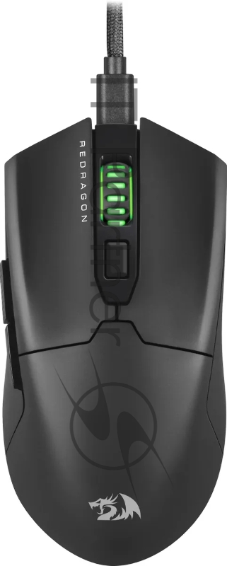 Игровая мышь REDRAGON FYZU черная (USB, Pixart P3395, Huano, 6 кн., 26000 Dpi, RGb подсветка)