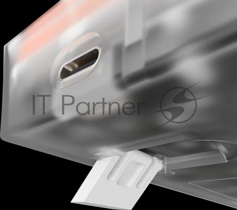 Игровая клавиатура Redragon Fizz прозрачно-белая 71736 (USB,+ICE, 61 кл., RGB подсветка)