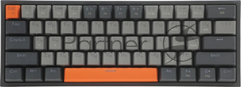 Клавиатура REDRAGON (72600) Fizz RU,Rainbow,melt-gold свитчи