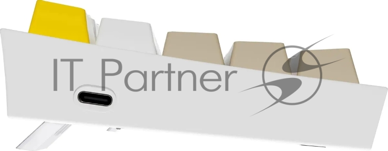 Клавиатура REDRAGON (72596) Fizz RU,Rainbow,бежевый/желтый,red свитч