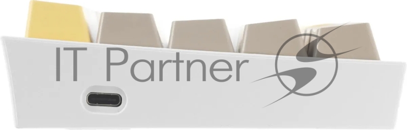 Клавиатура REDRAGON (72596) Fizz RU,Rainbow,бежевый/желтый,red свитч