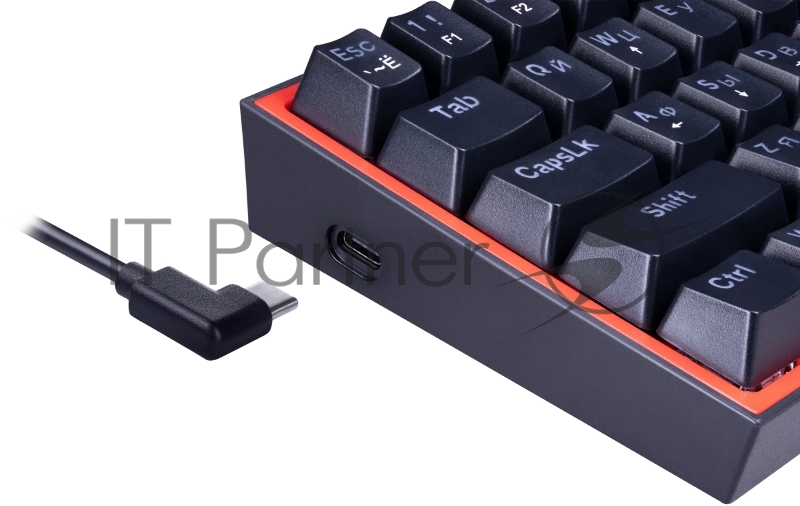 Клавиатура REDRAGON (70671) Fizz RU черный