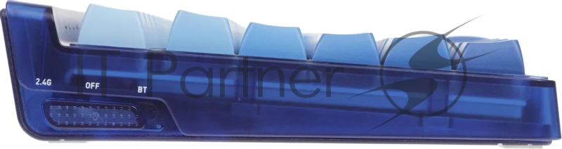 Беспроводная клавиатура Redragon Garen Pro RU RGB, бел/син, градиент,BT+2.4