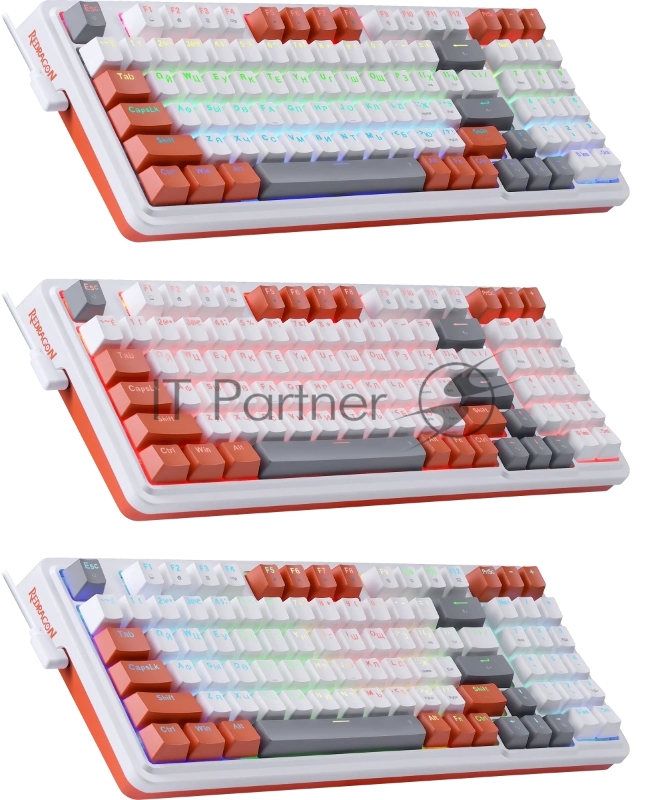 Механическая клавиатура Redragon Gloria RU,RGB,94кн,Gasket,Hot-swap_1