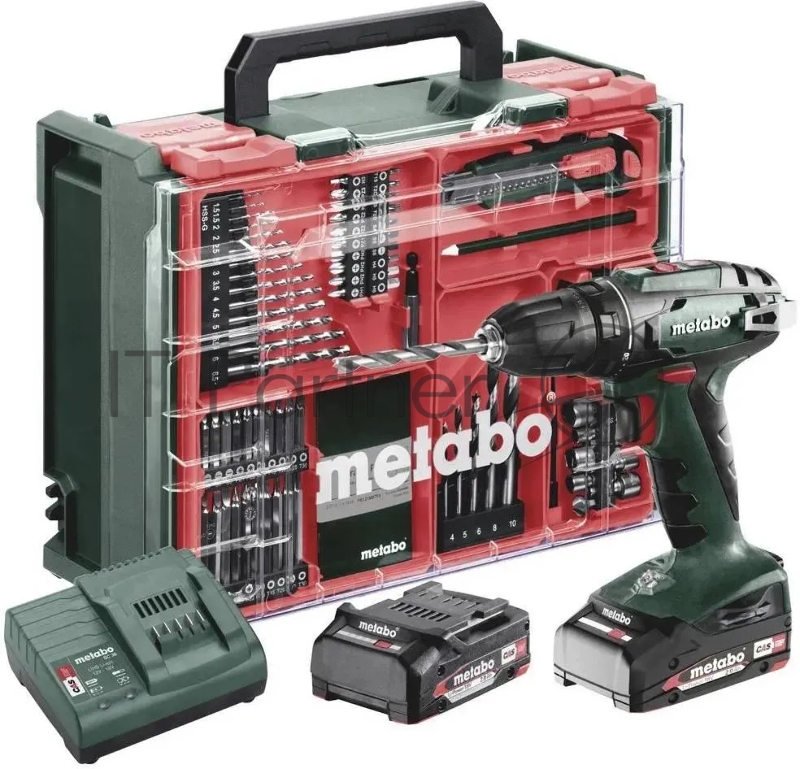 Дрель ударная Metabo BS 18 Set патрон:быстрозажимной реверс (кейс в комплекте) (602207710)