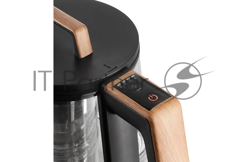 Чайник Redmond KG-251, черный с деревом