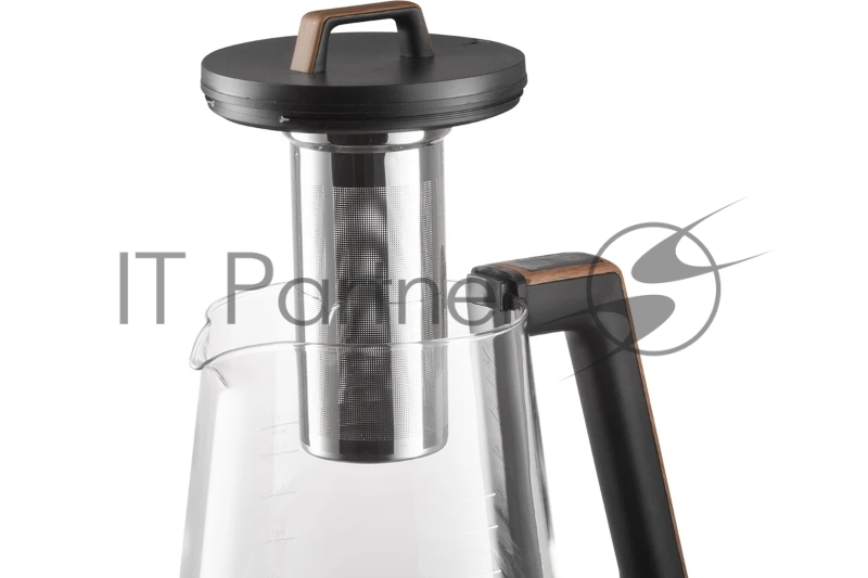 Чайник Redmond KG-251, черный с деревом