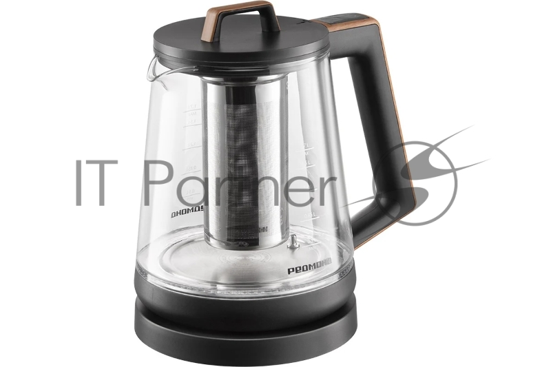 Чайник Redmond KG-251, черный с деревом