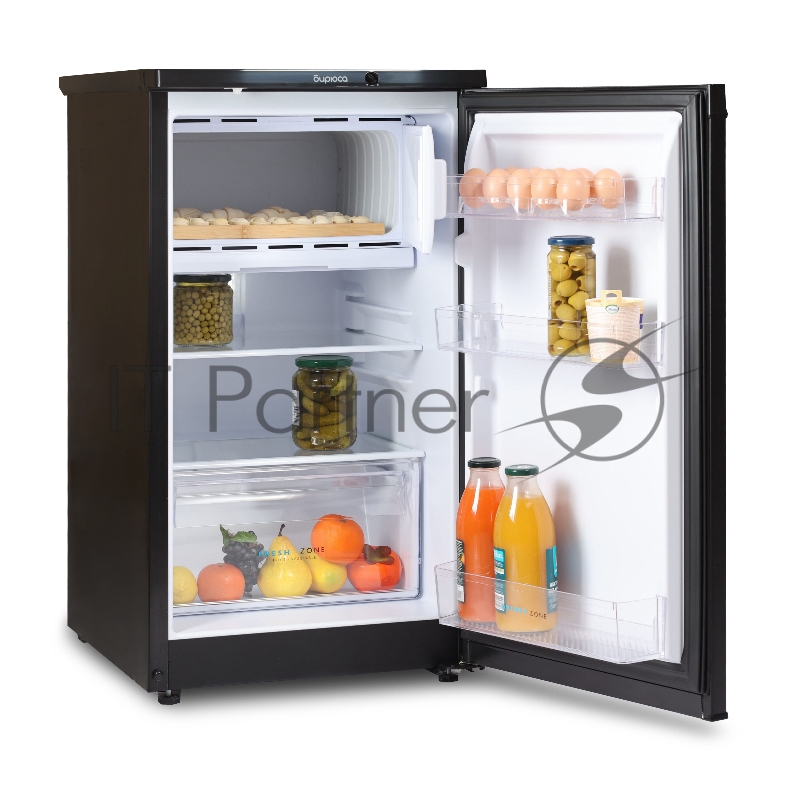 Холодильник Бирюса B408 черный однокамерный 88/27л морозилка сверху