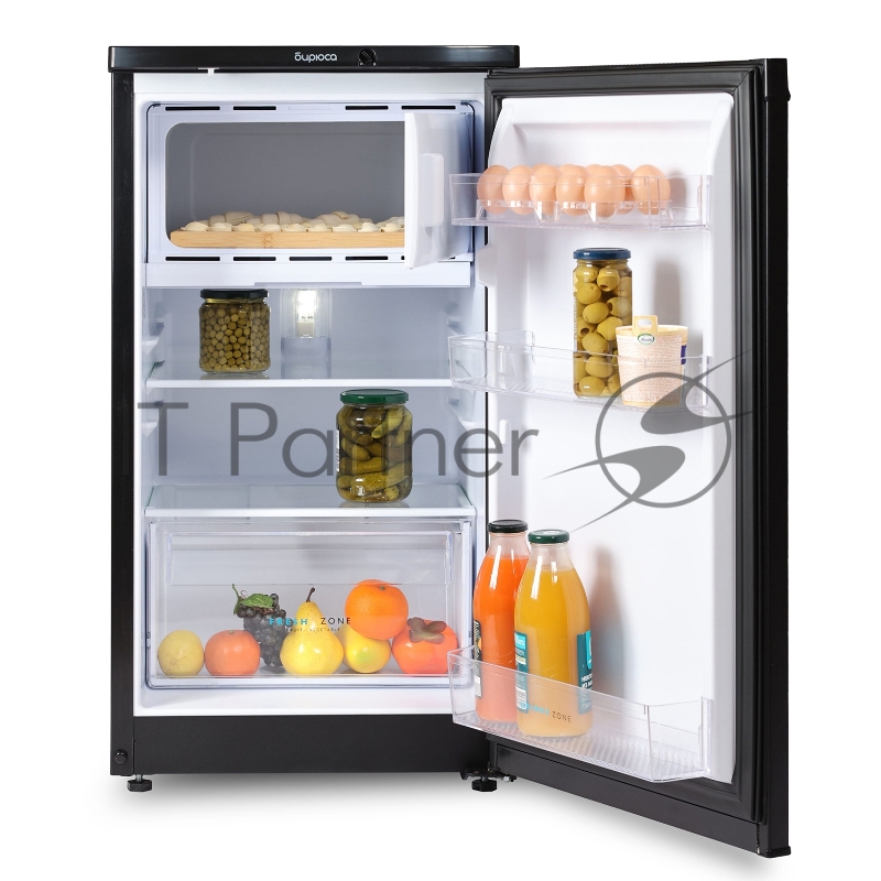 Холодильник Бирюса B408 черный однокамерный 88/27л морозилка сверху