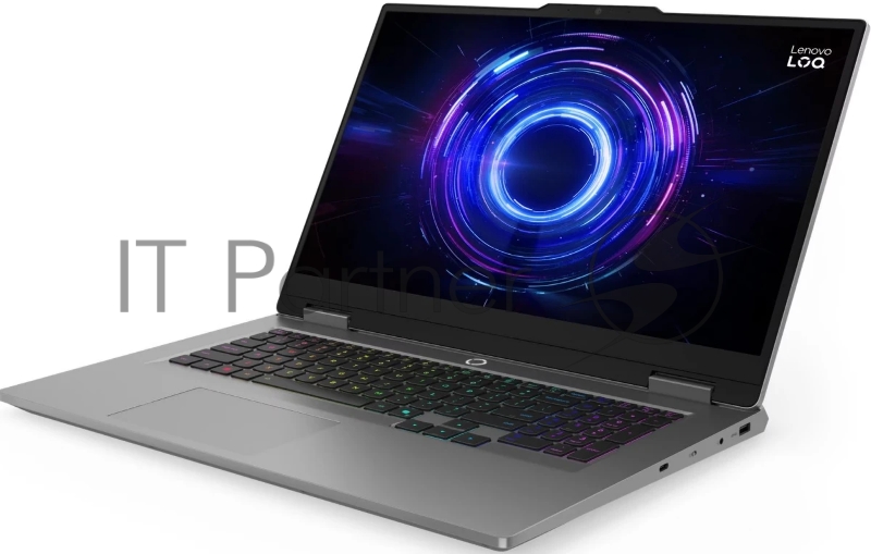Ноутбук Lenovo LOQ 17IRX10 Core i7 14700HX 24Gb SSD1Tb NVIDIA GeForce RTX 5060 8Gb 17.3 IPS FHD (1920x1080) без ОС grey WiFi BT Cam (83JH003MRK)