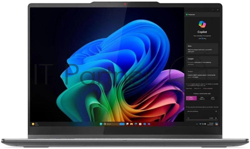 Ноутбук Lenovo Yoga 7 2-in-1 14ILL10 Intel Core Ultra 7 256V 2200MHz/14/1920x1200 OLED/16GB/512GB SSD/Intel Arc Graphics/Wi-Fi/Bluetooth/Windo 11 Pro (83JQ007YRK_Win11P) Grey