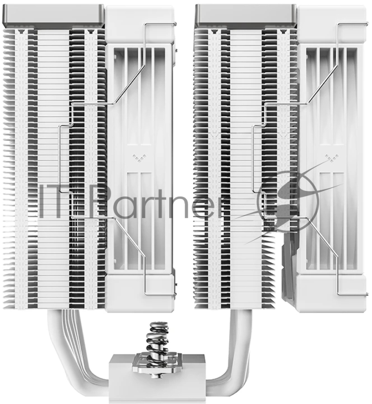 Кулер для процессора DEEPCOOL AK620 G2 WH LGA1851/1700/1200/115X/AM5/AM4 (8шт/кор, TDP 260W, PWM, DUAL Fan 120mm, 6 тепл. трубок, Copper Base, Wood-grain top cover, белый) RET (R-AK620G2-WHNNMN-GJD)