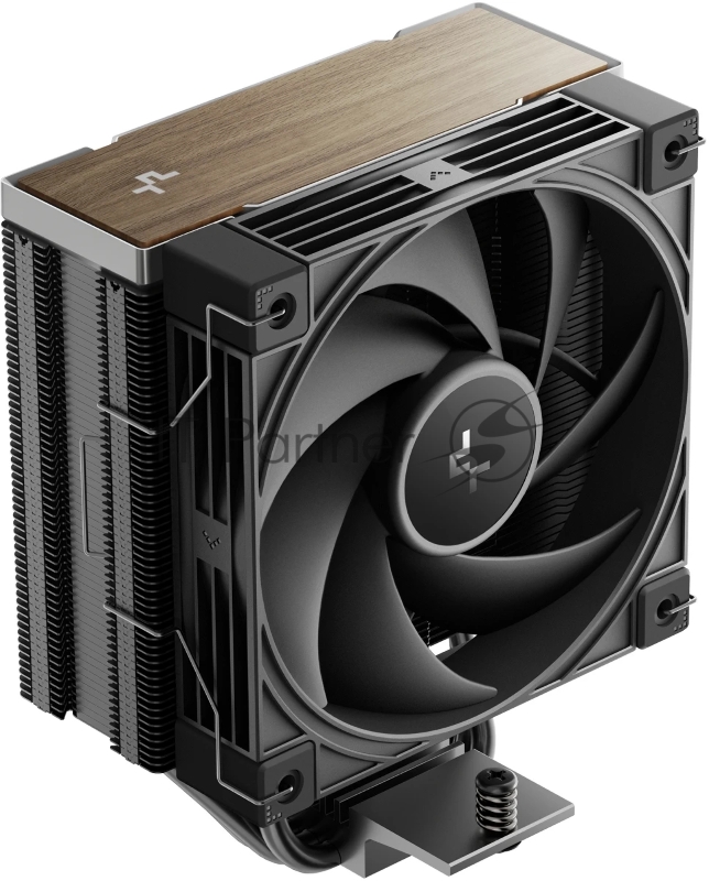 Кулер для процессора DEEPCOOL AK400 G2 LGA1851/1700/1200/115X/AM5/AM4 (12шт/кор, TDP 220W, PWM, Fan 120mm, 4 тепл. Трубки, Wood-grain top cover, черный) RET (R-AK400G2-BKNNMN-GJD)