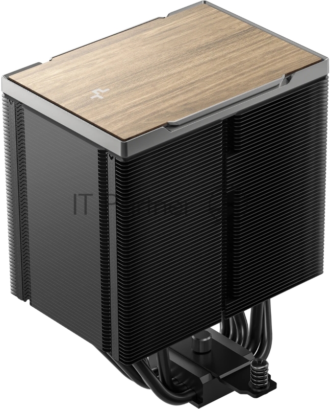 Кулер для процессора DEEPCOOL AK500 G2 LGA1851/1700/1200/115X/AM5/AM4 (9шт/кор, TDP 240W, PWM, Fan 120mm, 5 тепл. трубок, Copper Base, Wood-grain top cover, черный) RET (R-AK500G2-BKNNMN-GJD)