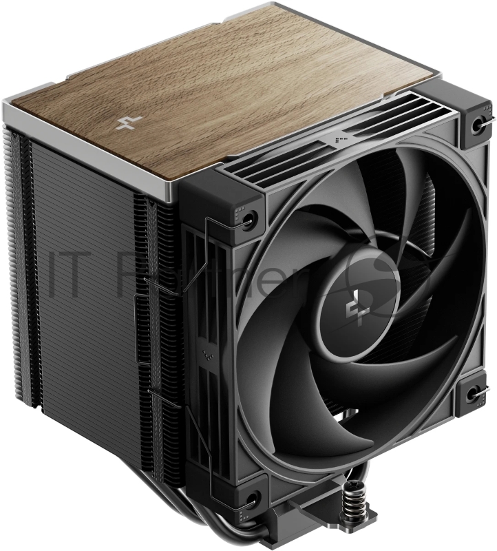 Кулер для процессора DEEPCOOL AK500 G2 LGA1851/1700/1200/115X/AM5/AM4 (9шт/кор, TDP 240W, PWM, Fan 120mm, 5 тепл. трубок, Copper Base, Wood-grain top cover, черный) RET (R-AK500G2-BKNNMN-GJD)