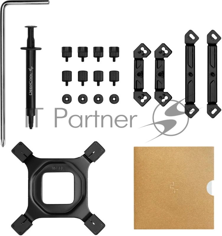 Кулер для процессора DEEPCOOL AK620 G2 DIGITAL NYX LGA1851/1700/1200/115X/AM5/AM4 (8шт/кор, TDP 260W, PWM, DUAL Fan 120mm, 6 тепл. трубок, Copper Base, черный) RET (R-AK620G2-BKNNMN-GJD-1)