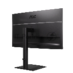 Монитор 27 AOC U27E4CV Black (4K, IPS, 3840x2160, 60Hz, 4 ms, 178°/178°, 400 cd/m, +2xHDMI 2.0, +DisplayPort 1.4, DP Out, USB, USB-C, LAN, SPK, Pivot)