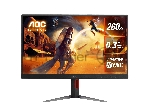 Монитор 27 AOC Q27G4Z Black (2560x1440, IPS, 260Hz, 350cd, 0.3ms, HDMI-2.0, DP-1,4, Speakers, FreeSync, Flicker Free, Pivot, VESA, 3Y)