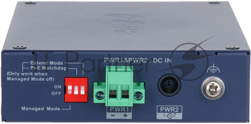 Коммутатор DAHUA DH-CHS4206-4ET-90 4-портовый PoE управляемый 4 RJ45 10/100Мбит/с (PoE/PoE+/Hi-PoE), 2 SFP 1000Мбит/с (uplink) PoE: порт 1 до 90Вт IP30, IK06 монтаж на DIN-рейку