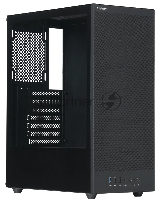 Компьютерный корпус Defender RaptorX черный, ATX, USB3.0, w/o fans