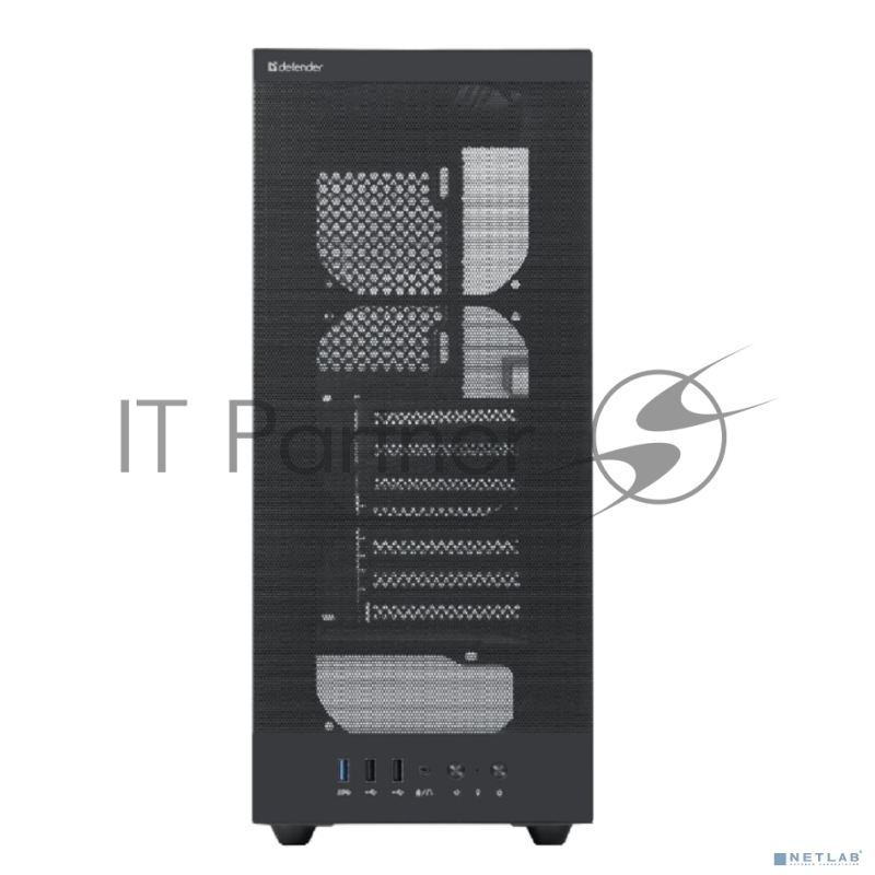 Компьютерный корпус Defender RaptorX черный, ATX, USB3.0, w/o fans