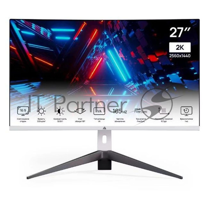 Монитор ABR MC27GQC-i2 ABR DISPLAY 27 2K LED/VA H165D178 A+ (White)