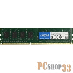 Модуль памяти 4ГБ DDR3 SDRAM Crucial CT51264BD160B (PC12800, 1600МГц, CL11)