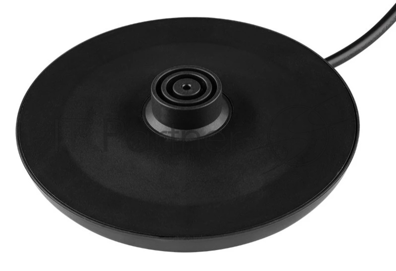 Чайник электрический Energy E-256, 1500Вт, 1,5л, стекло, черный