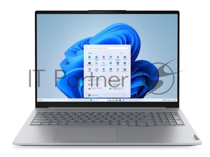 Ноутбук Lenovo ThinkBook 16 G8 IRL Intel Core 7 240H 2500MHz/16/1920x1200/64GB/512GB SSD/Intel Graphics/Wi-Fi/Bluetooth/Windo 11 Pro (21SH0031UE_64Win11P) Grey