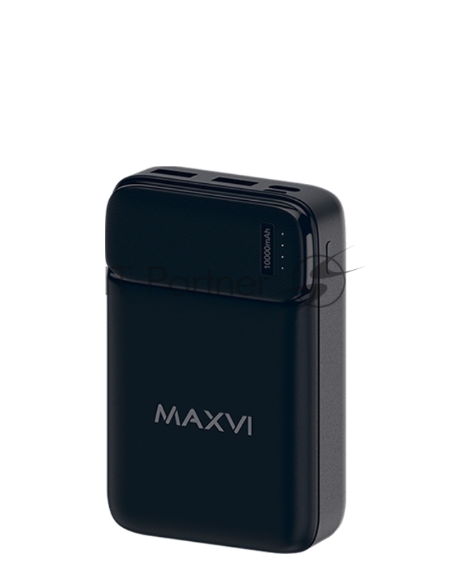 Внешний аккумулятор Maxvi PB10-08 10000мАч, 2A, 2хUSB/Type-C/MicroUSB