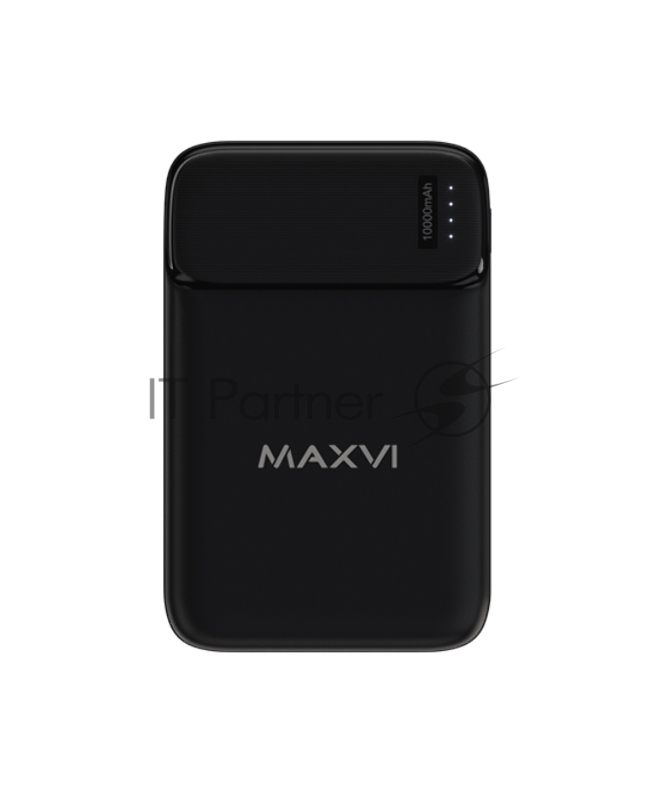 Внешний аккумулятор Maxvi PB10-08 10000мАч, 2A, 2хUSB/Type-C/MicroUSB