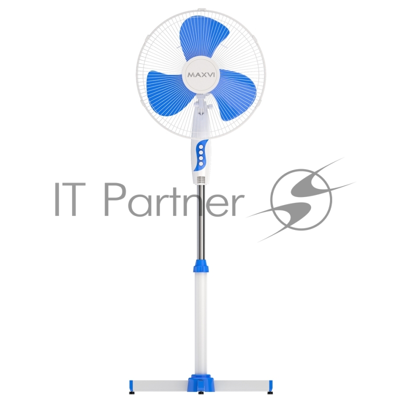 Вентилятор напольный Maxvi FS1645 white-blue