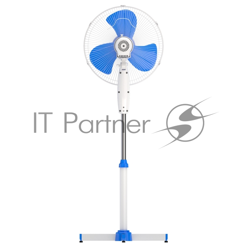 Вентилятор напольный Maxvi FS1645 white-blue