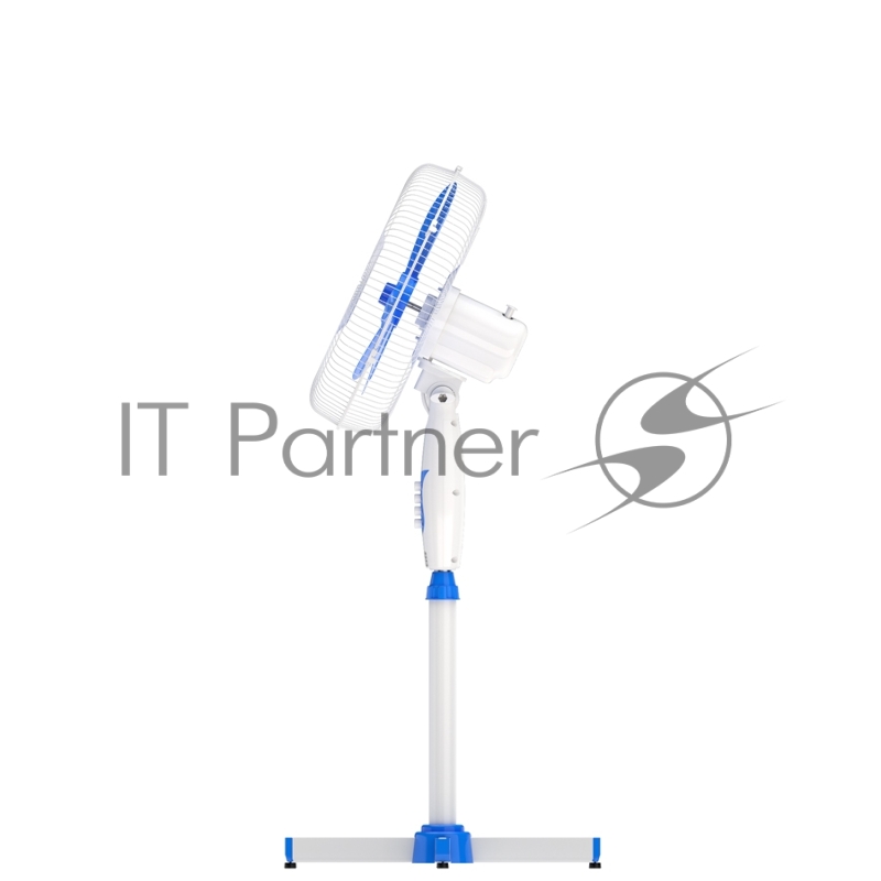 Вентилятор напольный Maxvi FS1645 white-blue