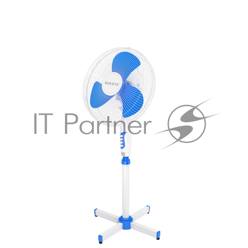 Вентилятор напольный Maxvi FS1645 white-blue