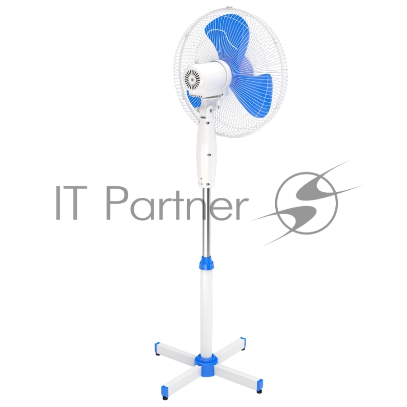 Вентилятор напольный Maxvi FS1645 white-blue