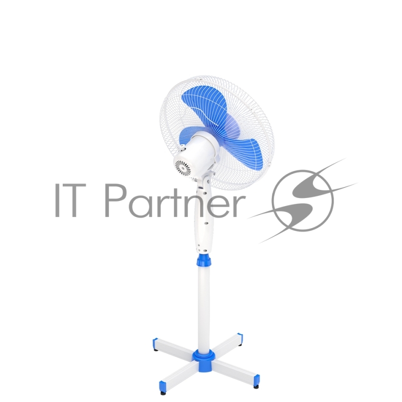 Вентилятор напольный Maxvi FS1645 white-blue