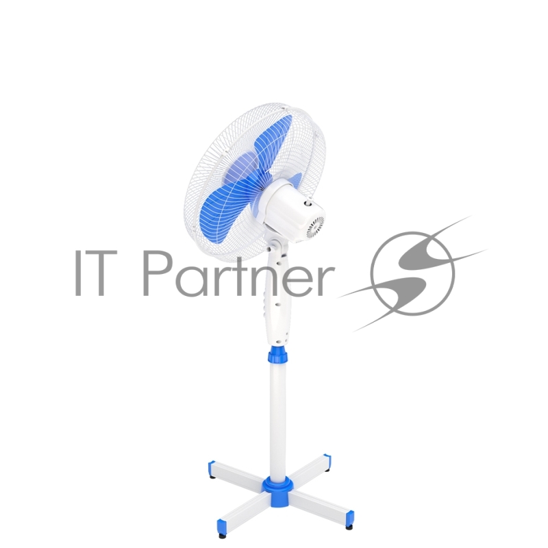 Вентилятор напольный Maxvi FS1645 white-blue