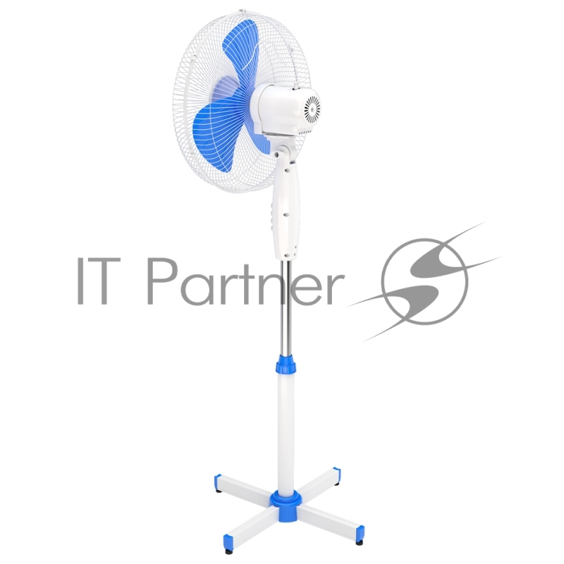 Вентилятор напольный Maxvi FS1645 white-blue